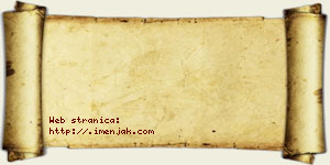 Omilj Mandić vizit kartica